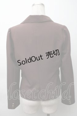 画像2: Ank Rouge / リボンジャケット  ブラウン S-25-11-16-014-CA-JA-HR-ZS