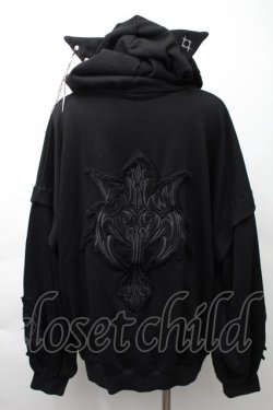 画像2: REFLEM / 猫耳ジップアップパーカー  黒 S-25-11-16-016-PU-TO-AS-ZS