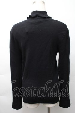 画像2: Jane Marple Dans Le Salon / カシミヤ混ハイネックニット  黒 S-25-11-16-018-JM-TO-AS-ZS