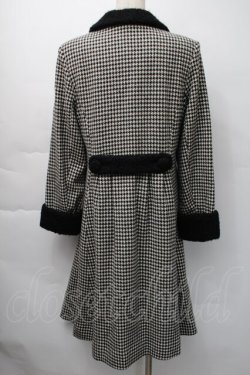 画像2: Emily Temple cute / 千鳥柄コート  黒 S-25-11-16-031-ET-CO-HR-ZS