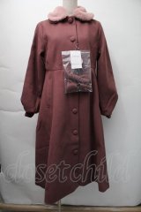 m petit by misako / AM*リボンコート M ピンク S-25-11-16-032-LO-CO-HR-ZS