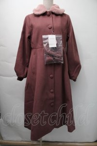 m petit by misako / AM*リボンコート M ピンク S-25-11-16-032-LO-CO-HR-ZS