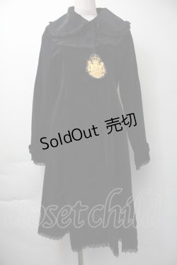 画像1: ALICE and the PIRATES / フランシスカコート  黒 S-25-11-16-033-PA-CO-AS-ZS