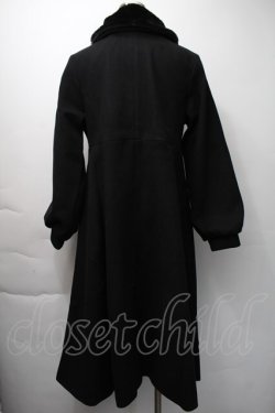 画像2: m petit by misako / AM*リボンコート M 黒 S-25-11-16-034-LO-CO-HR-ZS