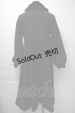 画像2: m petit by misako / AM*リボンコート M 黒 S-25-11-16-034-LO-CO-HR-ZS