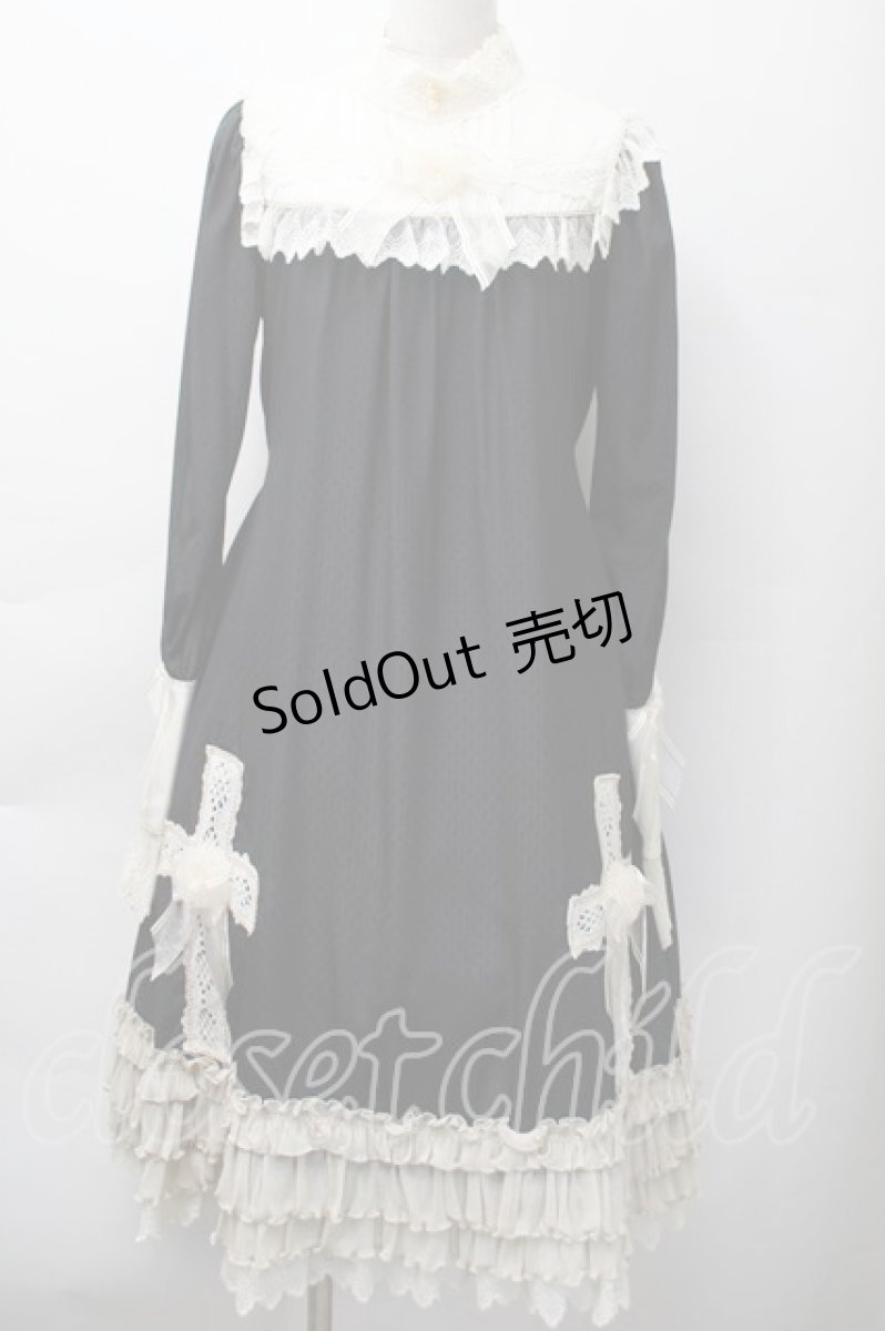 画像1: BABY,THE STARS SHINE BRIGHT / MariaのSisterワンピース  黒 S-25-11-18-048-BA-OP-HR-ZS (1)