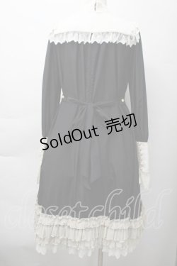 画像2: BABY,THE STARS SHINE BRIGHT / MariaのSisterワンピース  黒 S-25-11-18-048-BA-OP-HR-ZS