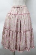 m petit by misako / AM*ジュイパニエスカート LL ピンクｘオフ S-25-11-18-052-LO-SK-HR-ZS