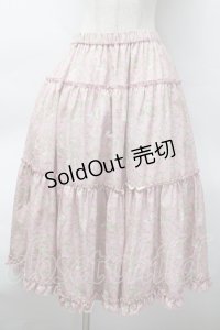 m petit by misako / AM*ジュイパニエスカート LL ピンクｘオフ S-25-11-18-052-LO-SK-HR-ZS