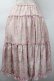 画像2: m petit by misako / AM*ジュイパニエスカート LL ピンクｘオフ S-25-11-18-052-LO-SK-HR-ZS (2)