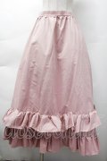 FLC / 皆方由衣コラボ/ティアードスカート L ピンク S-25-11-18-053-LO-SK-HR-ZS