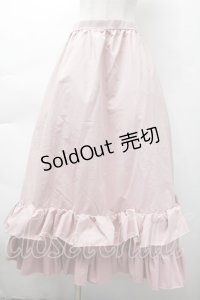 FLC / 皆方由衣コラボ/ティアードスカート L ピンク S-25-11-18-053-LO-SK-HR-ZS