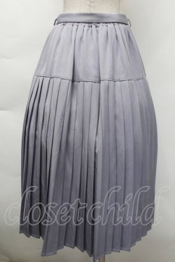 画像2: axes femme / 切替プリーツミディスカート  ブルー S-25-11-18-055-AX-SK-HR-ZS