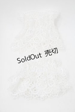 画像2: LOLITA / パールリボンレースお袖とめ  白 S-25-11-18-005-LO-AC-HR-ZS