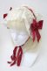 画像1: BABY,THE STARS SHINE BRIGHT / Lady Victorian Rose Jewelry〜想いは薔薇の花びらの上に〜柄ヘッドドレス  赤ｘキナリ S-25-11-18-011-BA-AC-HR-ZS (1)