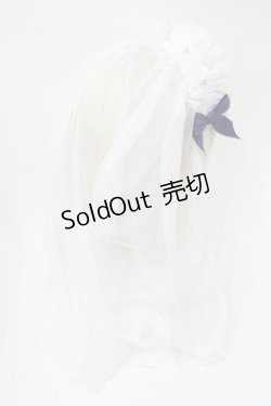 画像2: Angelic Pretty / シスターベールヘッドドレス  白ｘ青 S-25-11-18-013-AP-ZA-HR-ZS