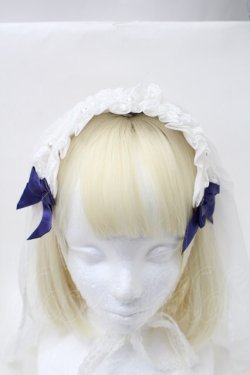 画像3: Angelic Pretty / シスターベールヘッドドレス  白ｘ青 S-25-11-18-013-AP-ZA-HR-ZS