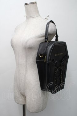 画像1: ATELIER PIERROT / "Nocturnal Grave" Vampire's Coffin Bag バッグ  黒 S-25-11-18-015-EL-BG-HR-ZS