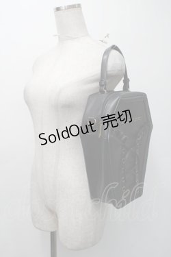 画像1: ATELIER PIERROT / "Nocturnal Grave" Vampire's Coffin Bag バッグ  黒 S-25-11-18-015-EL-BG-HR-ZS
