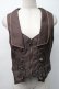画像1: axes femme / ジップデザインベスト  ブラウン S-25-11-18-016-AX-TO-HR-ZS (1)