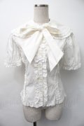metamorphose / Lace up dollセットのブラウス  白 S-25-11-18-018-ME-BL-HR-ZS
