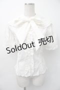 metamorphose / Lace up dollセットのブラウス  白 S-25-11-18-018-ME-BL-HR-ZS