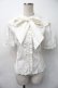 画像1: metamorphose / Lace up dollセットのブラウス  白 S-25-11-18-018-ME-BL-HR-ZS (1)