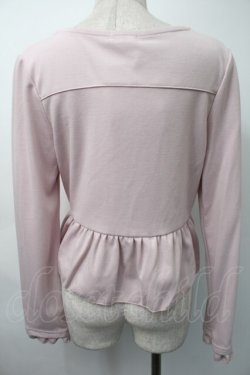 画像2: axes femme / カットショートカーデ  ピンク S-25-11-18-021-AX-TO-HR-ZS