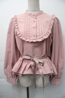 画像1: FLC / 皆方由衣コラボペプラムブラウス L ピンク S-25-11-18-023-LO-BL-HR-ZS