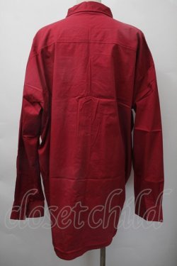 画像2: NieR Clothing / 刺繍シャツ  赤 S-25-11-18-024-PU-TO-HR-ZS
