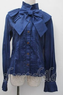 画像1: Angelic Pretty / CIRCUS Collarブラウス  青 S-25-11-18-027-AP-BL-HR-ZS