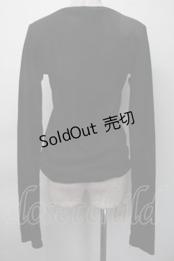 画像2: Deorart / プリントリブカットソー  黒 S-25-11-18-029-PU-TO-HR-ZS