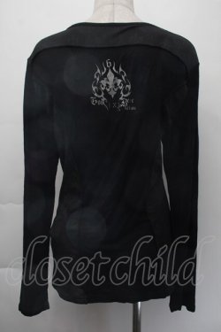 画像2: Sixh / プリントロングTシャツ  黒 S-25-11-18-031-HN-TS-HR-ZS