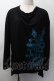 画像1: Deorart / プリントドレープロングTシャツ  黒ｘ青 S-25-11-18-036-PU-TO-HR-ZS (1)