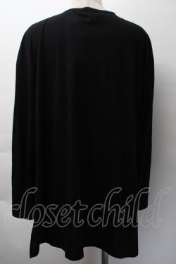 画像2: Deorart / プリントドレープロングTシャツ  黒ｘ青 S-25-11-18-036-PU-TO-HR-ZS