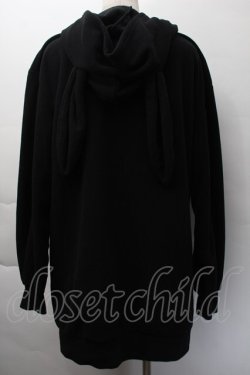 画像2: NieR Clothing / NieRちゃん起毛ZIPパーカー  黒 S-25-11-18-040-PU-TO-HR-ZS