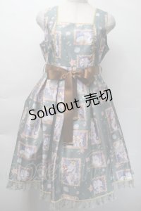 To Alice / シーホースプリントジャンパースカート S グレー S-25-11-18-042-LO-CO-HR-ZS