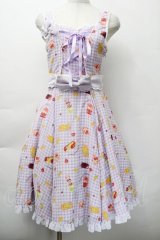 metamorphose / アイスキャンディーサーキュラージャンパースカート  ラベンダー S-25-11-18-044-ME-OP-HR-ZS