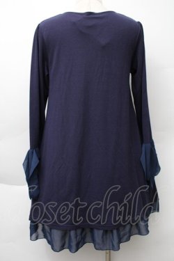 画像2: axes femme / 星座グラデ柄カットチュニック  パープル S-25-11-20-043-AX-OP-HR-ZS