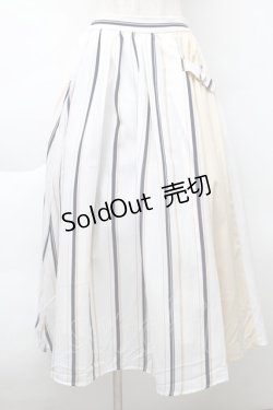 画像1: LOLITA / 切替シフォンスカート  白ｘキナリｘ青 S-25-11-20-047-LO-SK-HR-ZS