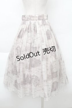 画像2: an another angelus / ブリティッシュトワル柄シアータックスカート  ベージュ S-25-11-20-048-CA-SK-HR-ZS