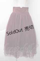 axes femme POETIQUE / フェイバリットカラースカート  ワイン S-25-11-20-049-AX-SK-HR-ZS