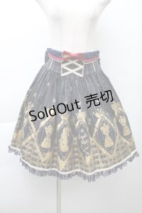 Angelic Pretty / Checkmateスカート  紺 S-25-11-20-051-AP-SK-AS-ZS