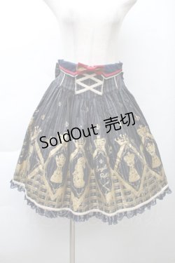 画像1: Angelic Pretty / Checkmateスカート  紺 S-25-11-20-051-AP-SK-AS-ZS