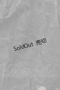 画像4: DARK IN LOVE / ベロア＆チュール切替ワンピース  黒 S-25-11-20-052-PU-OP-AS-ZS