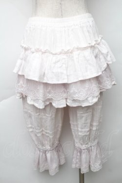画像2: 中国ロリータ / 裾刺繍ドロワーズ  ピンク S-25-11-20-058-LO-PA-AS-ZS