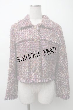 画像1: INGEBORG / ツイードジャケット  マルチ S-25-11-20-008-LO-CO-AS-ZS