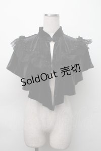 DARK IN LOVE / ベロアつけ襟  黒 S-25-11-20-012-PU-ZA-AS-ZS