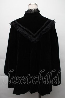画像2: DARK IN LOVE / ベロアケープ  黒 S-25-11-20-013-PU-JA-AS-ZS