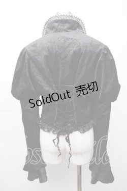 画像2: DARK IN LOVE / ジャガードベロアジャケット  黒 S-25-11-20-014-PU-TO-AS-ZS